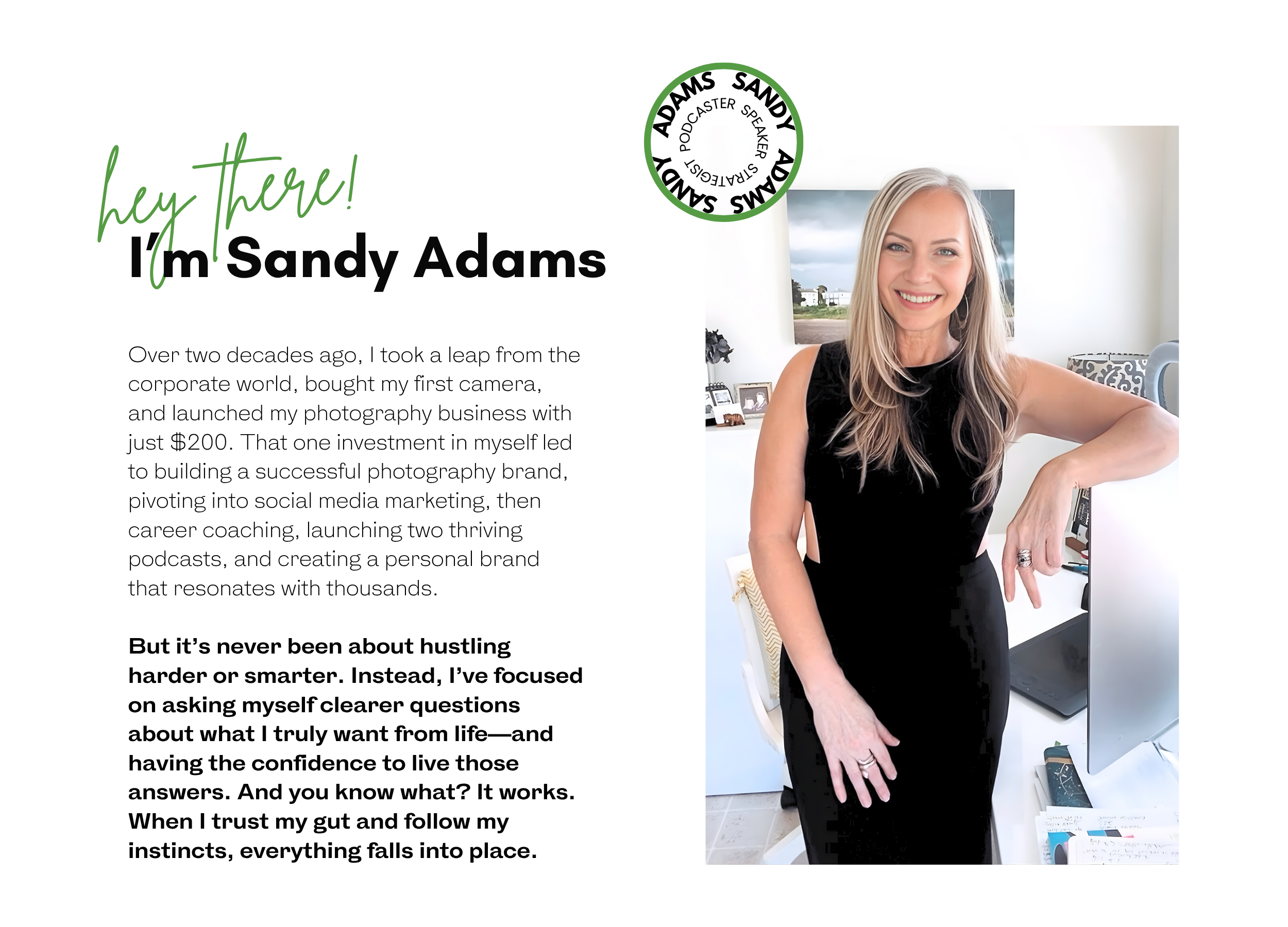 Sandy Adams leadership consultant keynote speaker women leaders